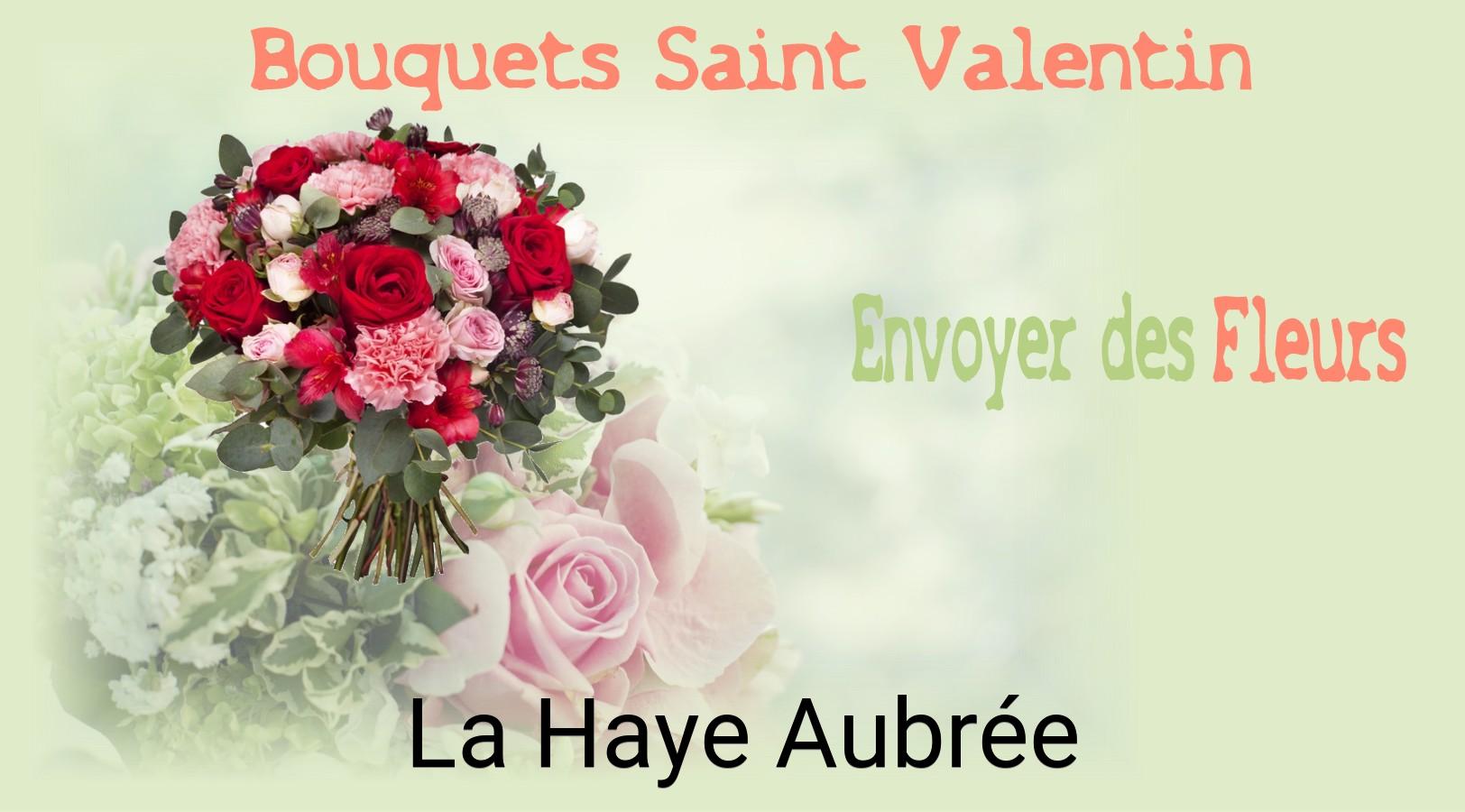 Roses de Saint-Valentin livrées à La Haye-Aubrée